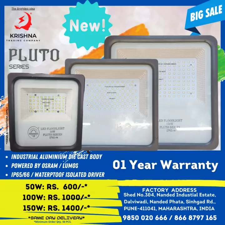 Pluto Series LED FLOOD LIGHT  uploaded by business on 5/16/2022