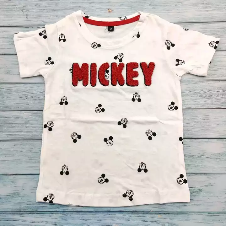 Mickey Tshirts with Chanlie Embroidery  uploaded by Kadak Chai Clothing on 5/16/2022
