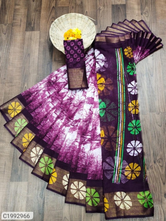 cotton saree  uploaded by business on 5/16/2022