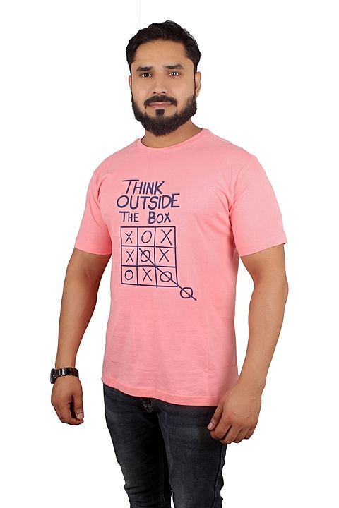 Men's T shirt Cotton Round neck Half sleeves Printed.  uploaded by business on 10/26/2020