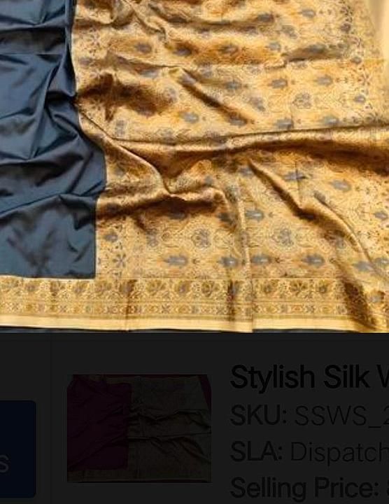 Poli silk Alfi saree  uploaded by Raazi silk  on 10/26/2020
