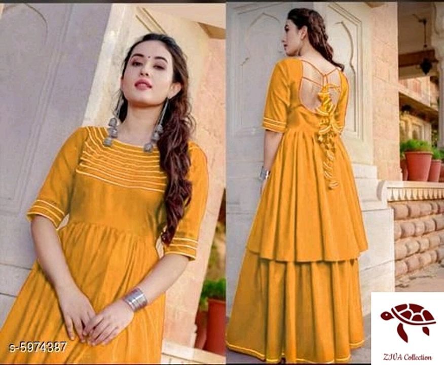 Woman trendy kurti  uploaded by business on 10/27/2020