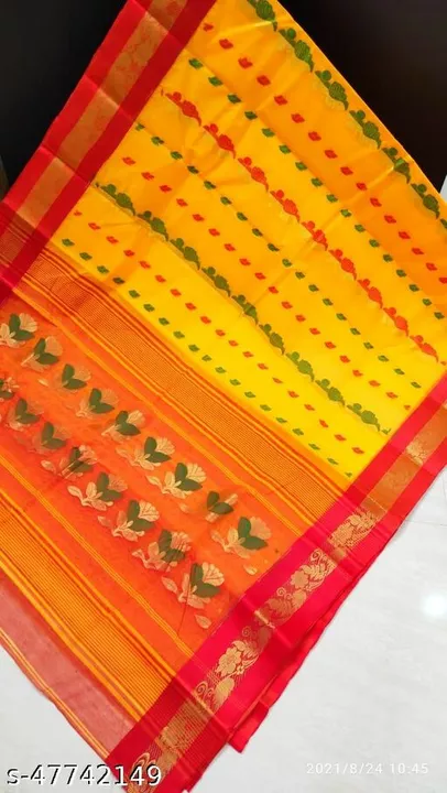 Women New design Tant Tussar Saree uploaded by Tulika store on 5/16/2022
