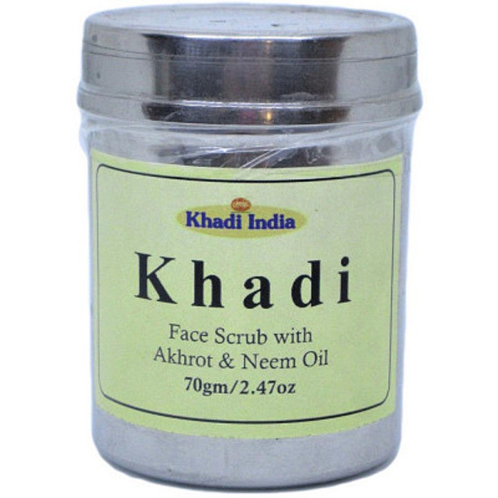 Khadi Walnut & Neem Oil Face scrub uploaded by business on 10/27/2020