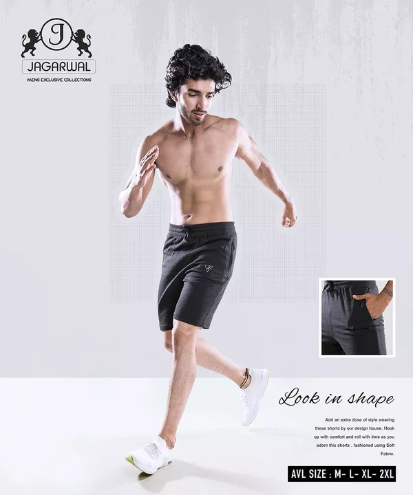 Mens hosiery shorts uploaded by MOHIT APPARELS on 5/17/2022