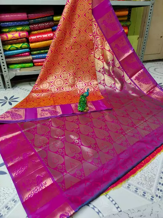 Bridal silk saree uploaded by Bloom Boutique on 5/17/2022