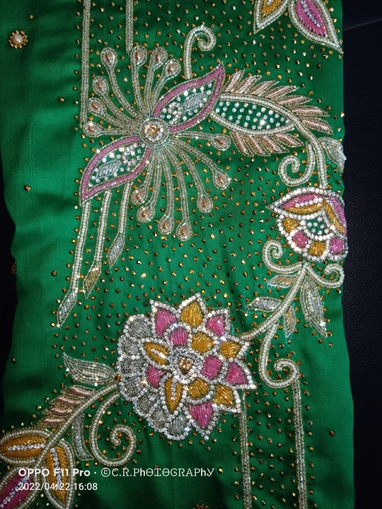 Hand embroidery suits uploaded by Textile on 5/17/2022