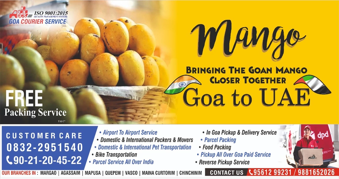 Product uploaded by Goa courier services on 5/17/2022