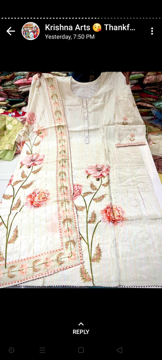 Post image I want to connect with suppliers of Dupatta set. Below is the sample image of what I want. Chat with me if you sell these products.