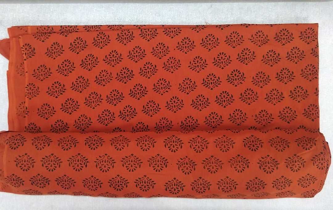Hand block printed Running  fabric uploaded by business on 10/27/2020