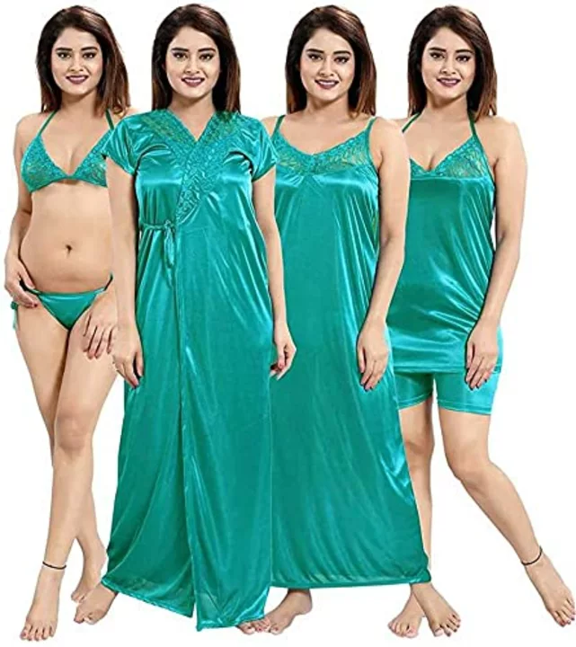 Product image with price: Rs. 350, ID: 6-piece-nighty-set-a4f847c3