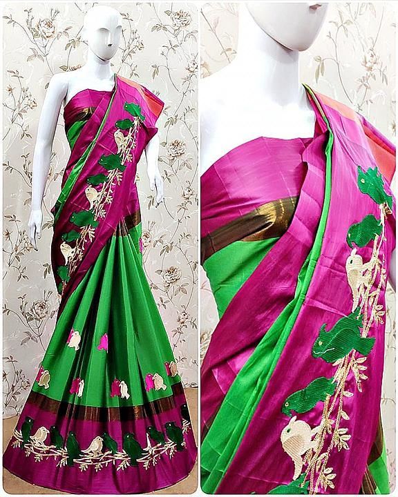 cotton saree with amezing  Embrodery multithread work uploaded by business on 6/17/2020