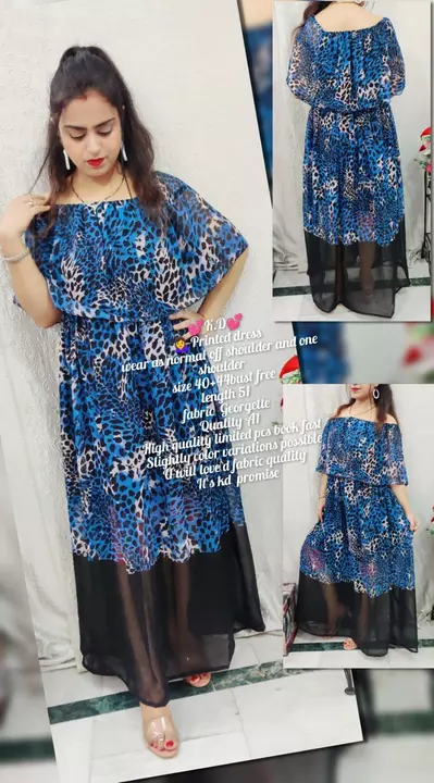 Printed dress uploaded by Fashion corner on 5/17/2022
