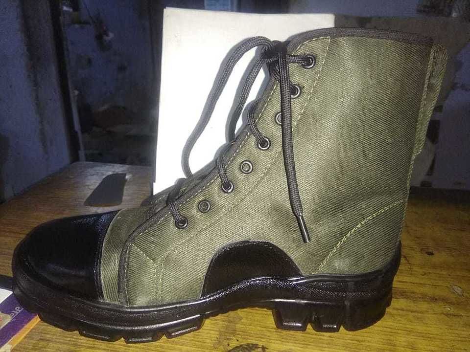 Green jungle boot  uploaded by H R Footwears  on 6/17/2020
