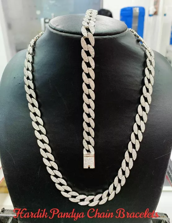 Pandya chains 92.5 silver bankok cubic chains  uploaded by Dev shree jewellers on 5/17/2022