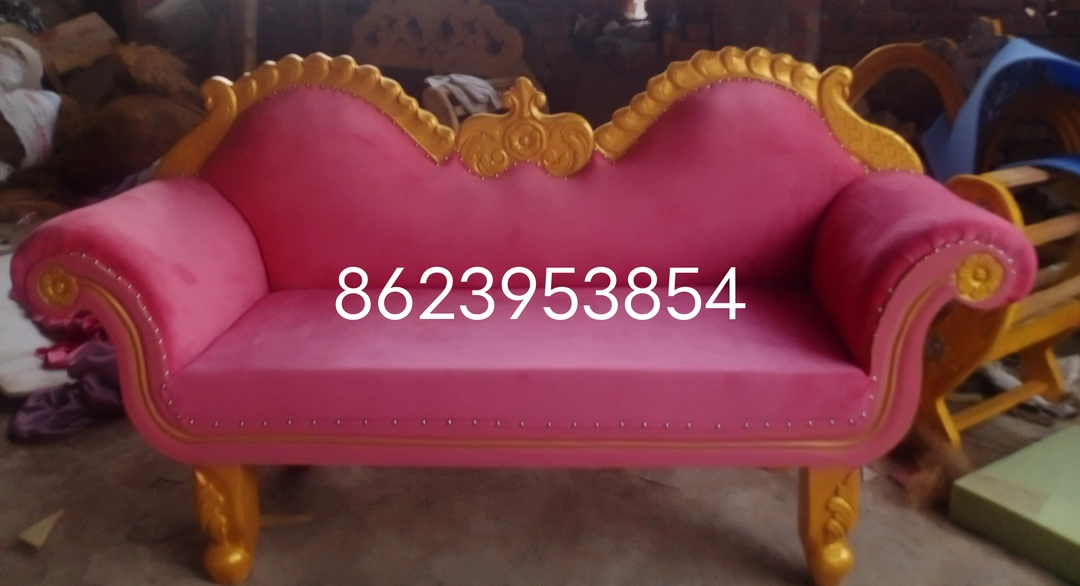 Baby pink colour sofa..  uploaded by business on 5/17/2022