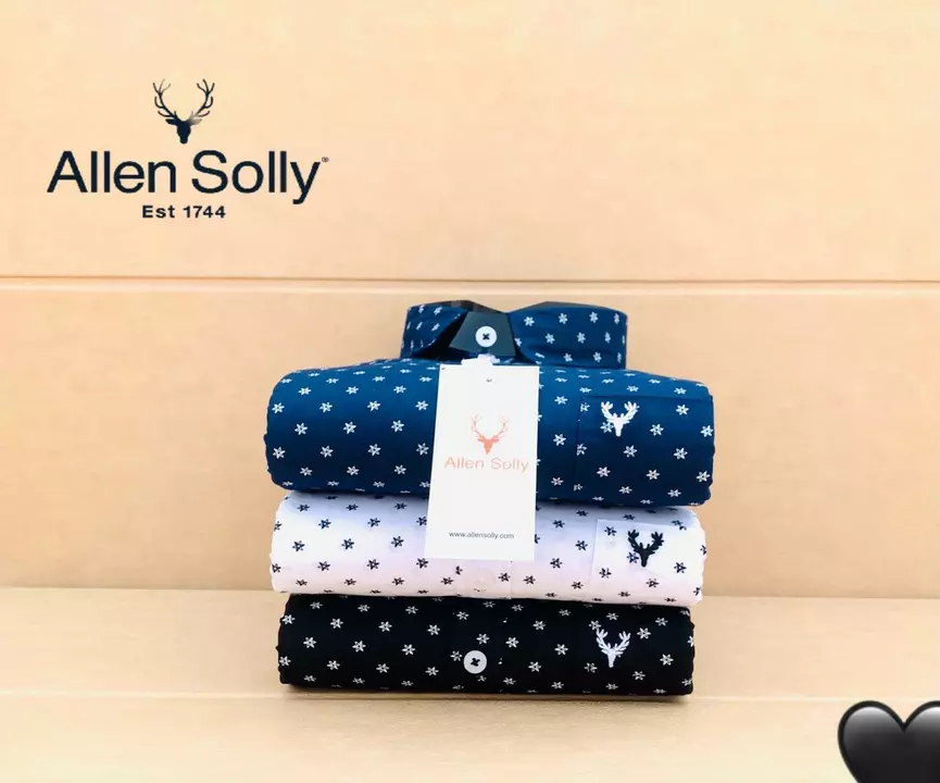 Post image 🤩🤩🤩🤩
*Brand Allen Solly *
*Prints Shirts *
*Amazing Print*
*Awesome quality*💯
*Awesome Colours *
*10A Quality-*
*_Full sleeves_*
*Size.M.L.XL.XXL*
* Setwise Also Available *
* Open Orders *
*Price 475 fs fix*
🤩🤩🤩🤩

*Setwise Also Available