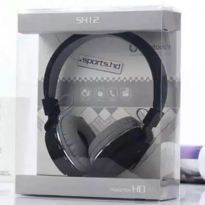 SH-12 Wireless Bluetooth Over the Ear Headphone with Mic  uploaded by business on 5/17/2022