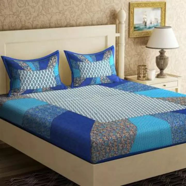 Cotton bedsheet  uploaded by BAGRU PRINT FASHION SAREES on 5/18/2022