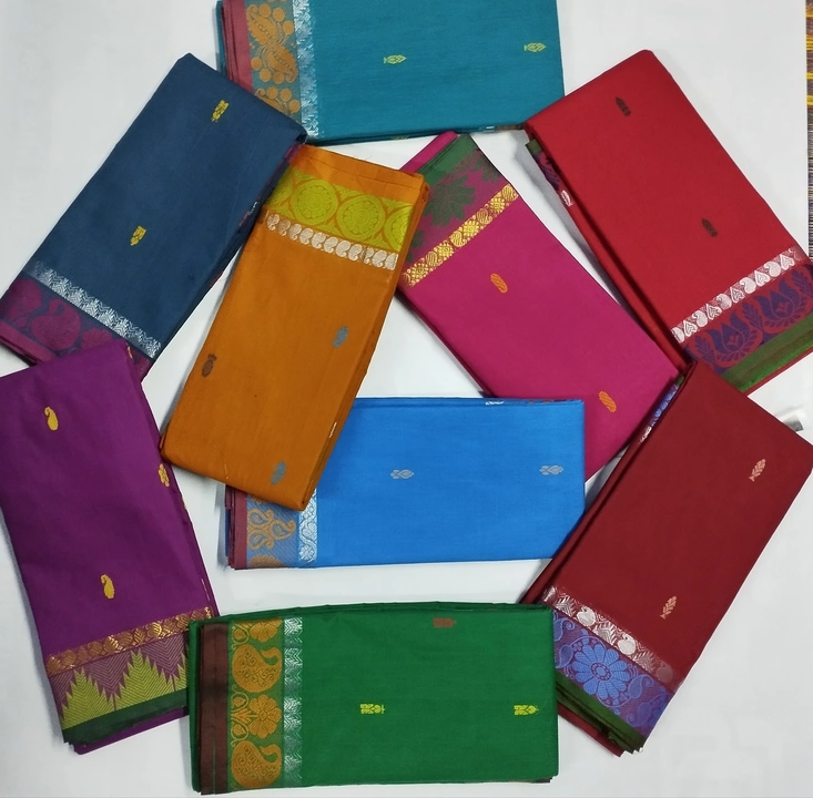Cettinad Semi cotton sarees uploaded by Sri Palani Murugan Textiles on 5/18/2022