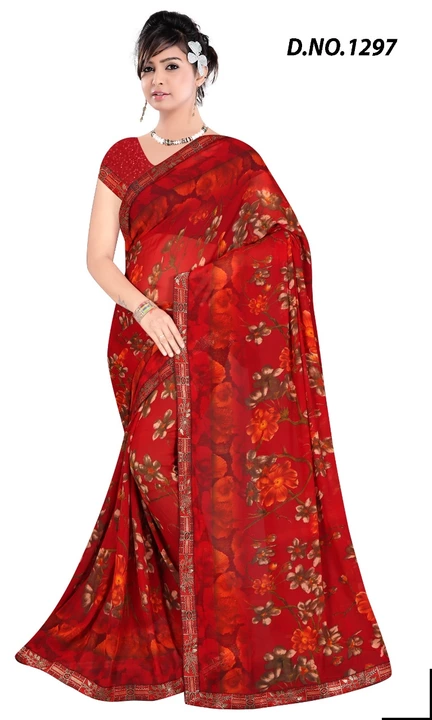 12 pcs catlouge weigjtless fabric maharani lace border uploaded by Raseeka Sarees on 5/18/2022