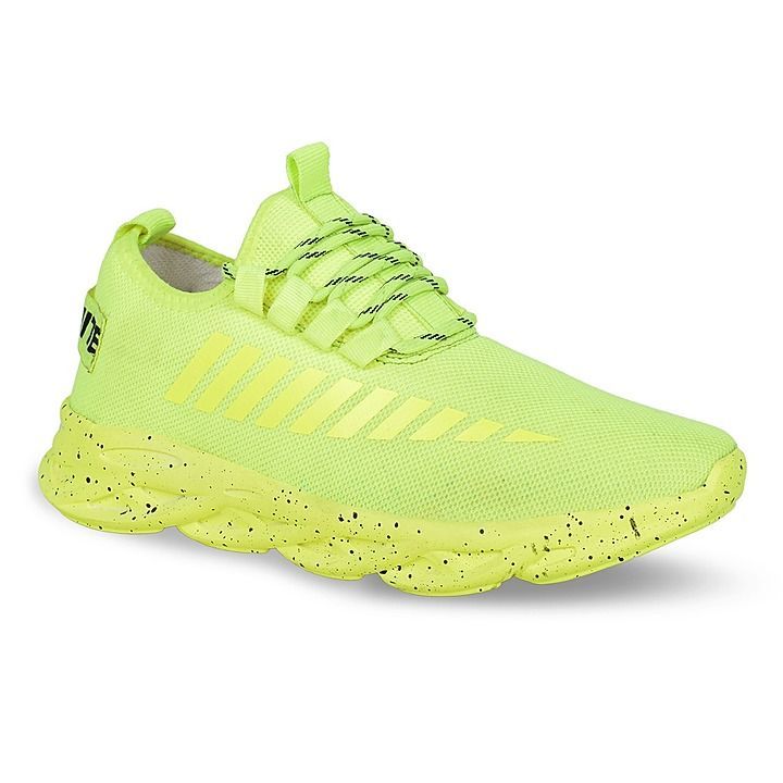 Flex Lemon Green Sports Shoes For Mens. uploaded by Flex on 10/27/2020