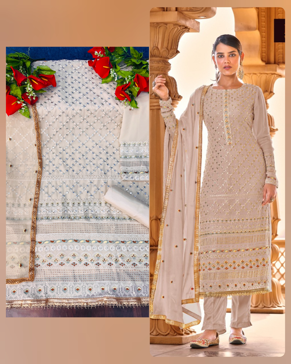 Stright salwar suit uploaded by Ramaa Fashion on 5/18/2022