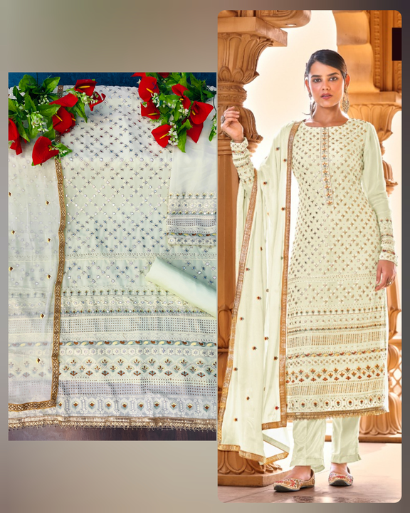 Stright salwar suit uploaded by business on 5/18/2022