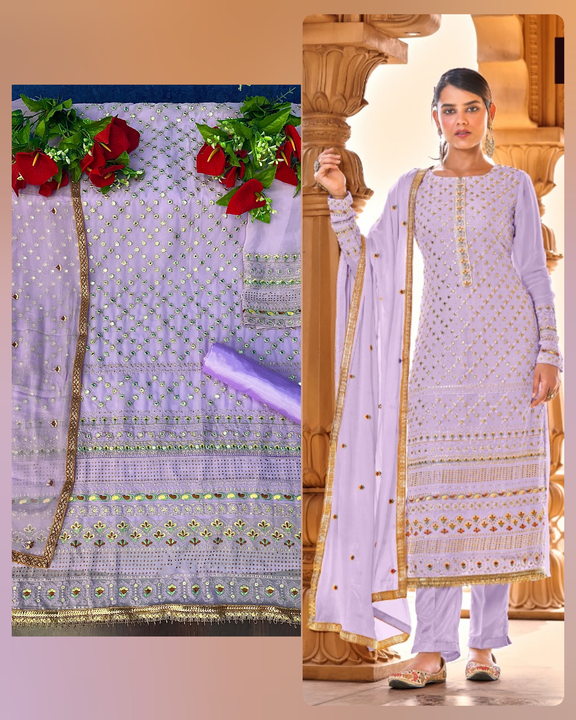 Stright salwar suit uploaded by Ramaa Fashion on 5/18/2022