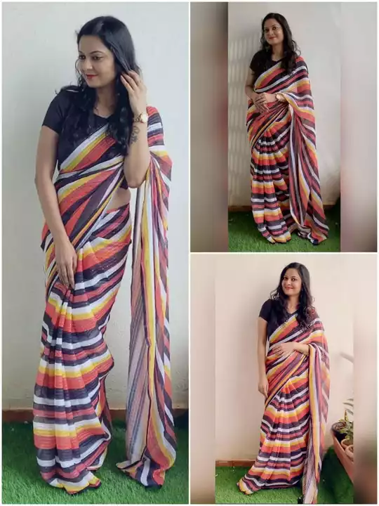 Post image *🥳 MAMERAA SAREES 🥳*
*New Bollywood Desinger Saree Launched*💃💃💃😘   
*FABRICS : Premium soft Georgette* *SAREES  : 5.50 MTR Saree With Digital Print And Heavy 2mm Crochet Sequence Work On All Over The Saree*
*BLOUSE : 0.80 Benglori Blouses*
     *PRICE :- 799+$/- Only*💃💃💃
➡️ *SINGLE PCS READY*➡️ *FULL SET READY*
*👑 Mameraa sarees👑 Leading Manufacturer Brand*