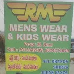Business logo of RM Men's wear and kids wear