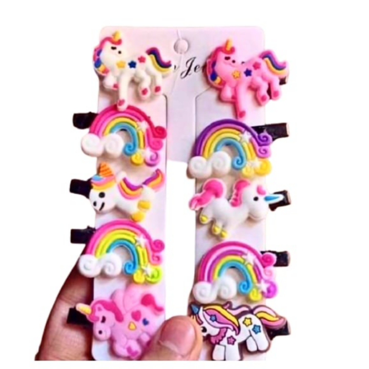 Unicorn hair clip uploaded by business on 5/19/2022