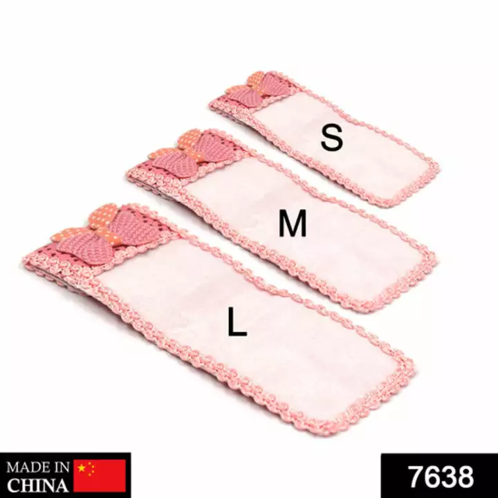 7638 3pc Remote Cover with Bow Knot for TV, Air Conditioner, D2H, DTH Remote Control Dust Cover uploaded by DeoDap on 5/19/2022