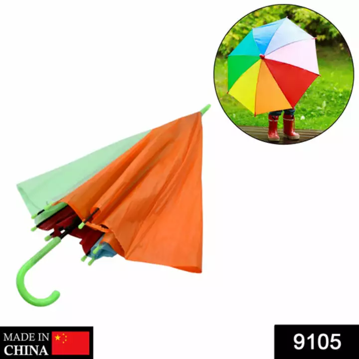9105 Rainbow Umbrella for Men & Women (Multicolor) uploaded by DeoDap on 5/19/2022