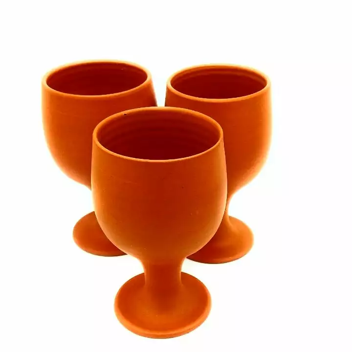 Terracotta wine glass...(pack of 2) uploaded by business on 5/19/2022