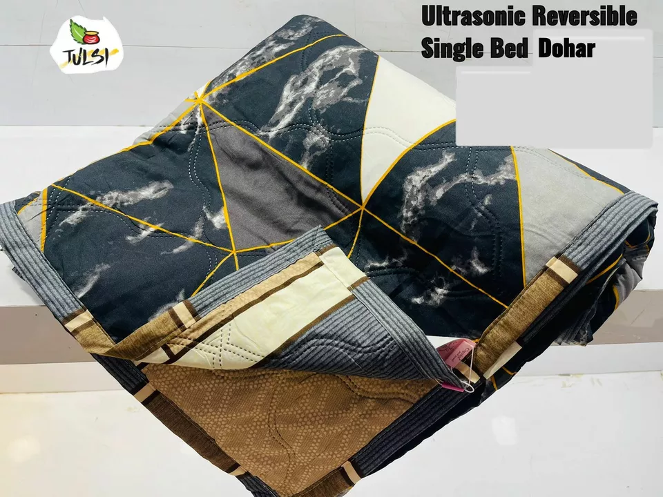 ULTRASONIC REVERSIBLE SINGLE BED DOHAR uploaded by Bedsheet wholeseller on 5/19/2022