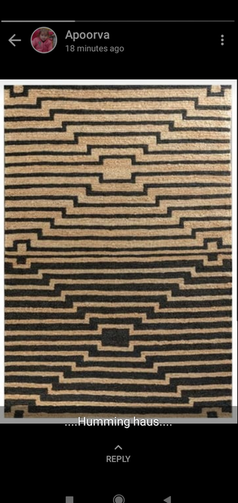Product image with price: Rs. 3000, ID: jut-rug-f19666c4
