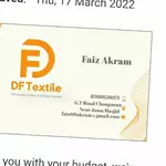 Business logo of DF Textile