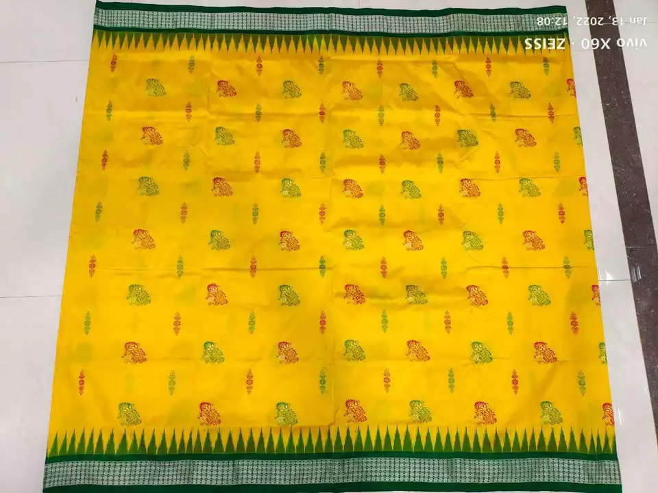 Sambalpuri pure patta saree wholesale price available contact my WhatsApp number uploaded by business on 5/20/2022