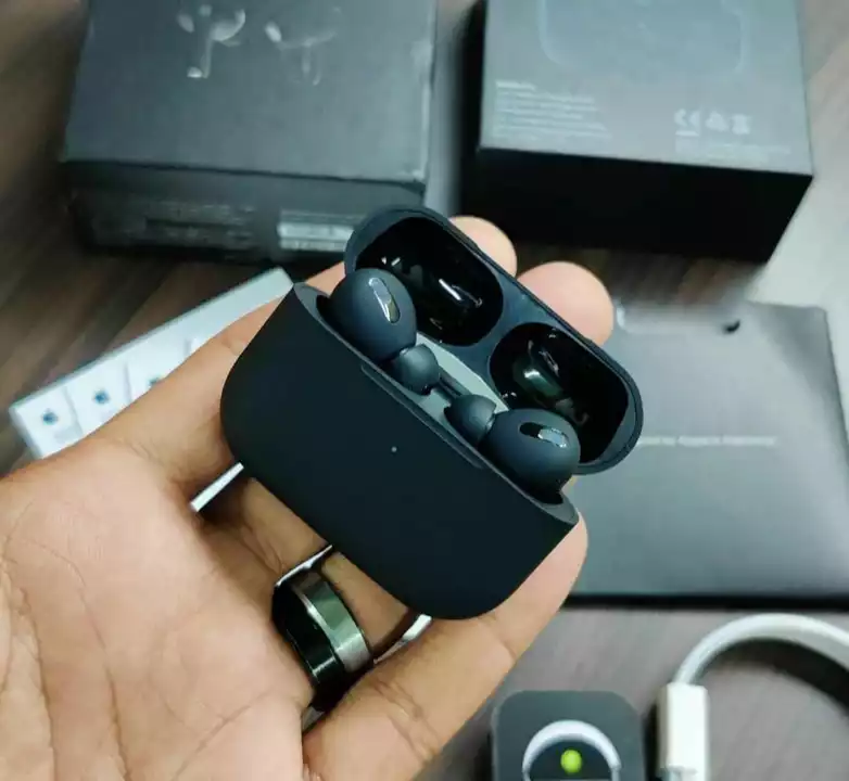 *🆕Airpods Pro Black Colour Now Available🥳*

*Only 1250

✅ *Airpods Pro with Pop uploaded by business on 5/20/2022