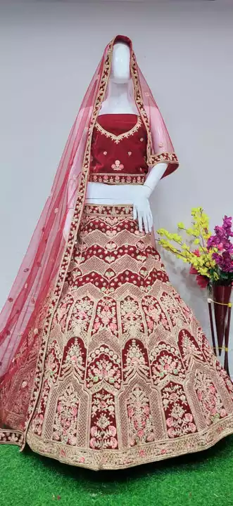 Post image I want 10 pieces of I want bridal lehengas in wholesale .