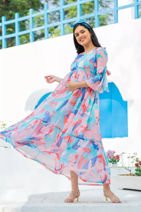 Maternity gown uploaded by Paanchjanya Dresses on 5/20/2022