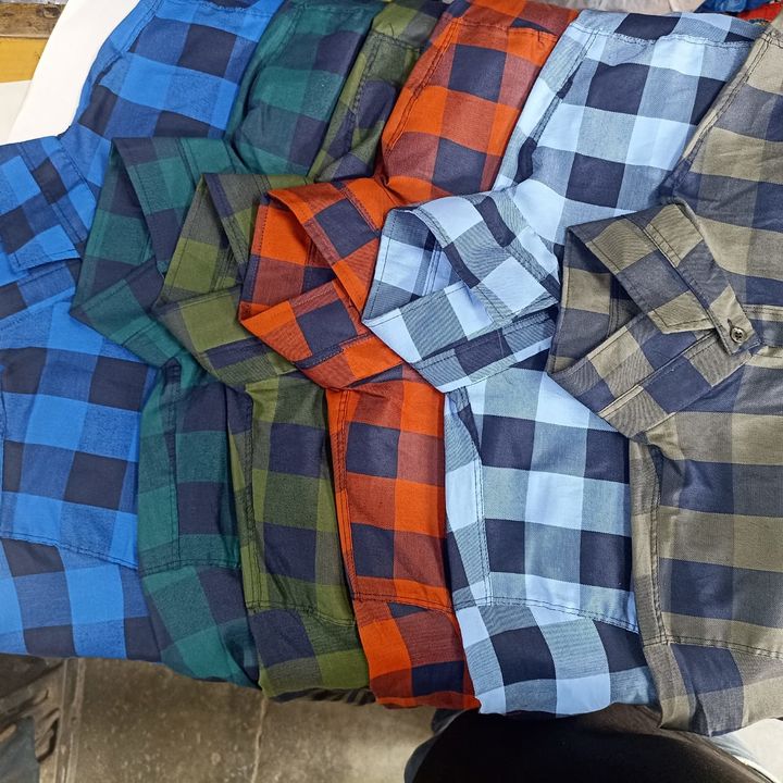 Cotton check Shirts  uploaded by Agrawal furnitures on 5/20/2022