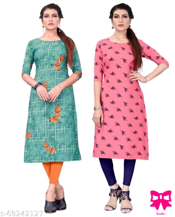 Post image Catalog Name:*Adrika Refined Kurtis*Fabric: CrepeSleeve Length: Three-Quarter SleevesPattern: PrintedCombo of: Combo of 2Sizes:S (Bust Size: 36 in, Size Length: 44 in) M (Bust Size: 38 in, Size Length: 44 in) L (Bust Size: 40 in, Size Length: 44 in) XL (Bust Size: 42 in, Size Length: 44 in) XXL (Bust Size: 44 in, Size Length: 44 in) 
Easy Returns Available In Case Of Any Issue*Proof of Safe Delivery! Click to know on Safety Standards of Delivery Partners- https://ltl.sh/y_nZrAV3Price. 355
