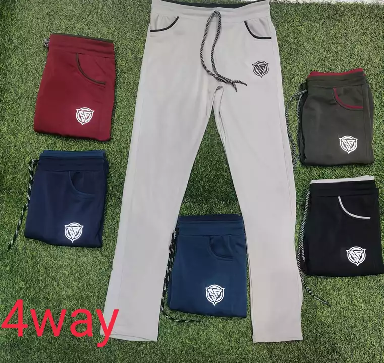 Post image Hello Customers New stock has arrived for 4 Way Lycra Trackpants (5 Articles) Place ur order And For more Queries Contact Us On : 8826516249 (Whatsapp)