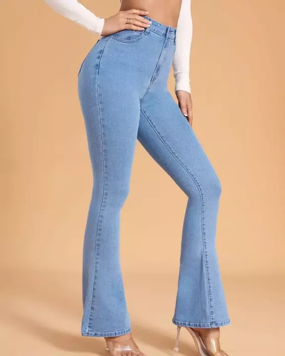 Bell bottom jean uploaded by Indian Fashion People on 5/20/2022