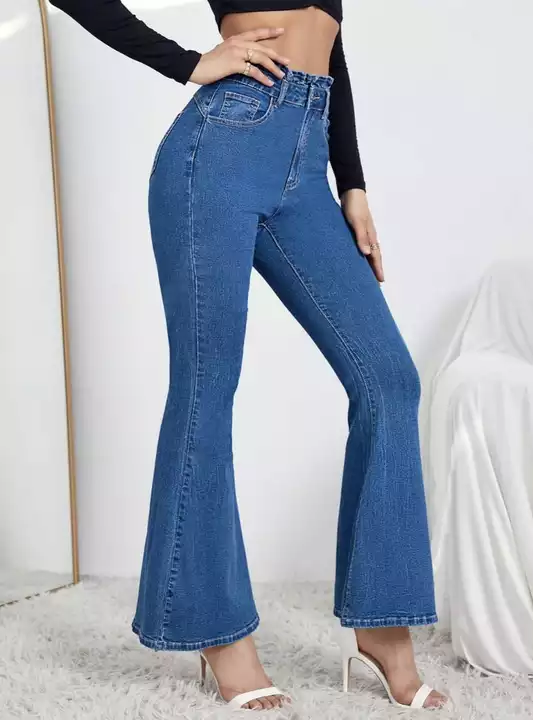 Bell bottom jean uploaded by Indian Fashion People on 5/20/2022