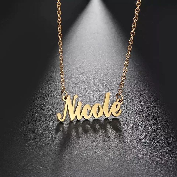 Personalized Name Necklace. uploaded by business on 10/28/2020