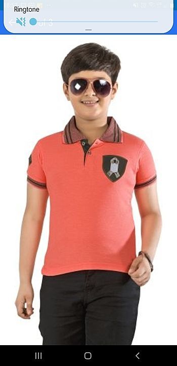 Product image of Boys Collar T Shirt, price: Rs. 180, ID: boys-collar-t-shirt-f5fb9dbe