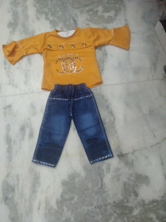 Jeans top uploaded by Shree Shyam garment on 5/21/2022